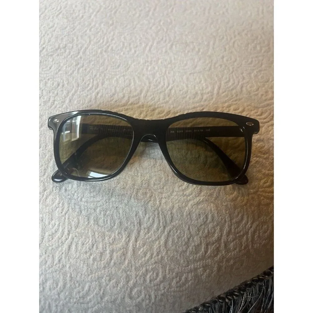 RAY BAN RB 5248 2000 51/19/145 GLOSSY BLACK EYEGLASS FRAME Wayfarer Frames Only